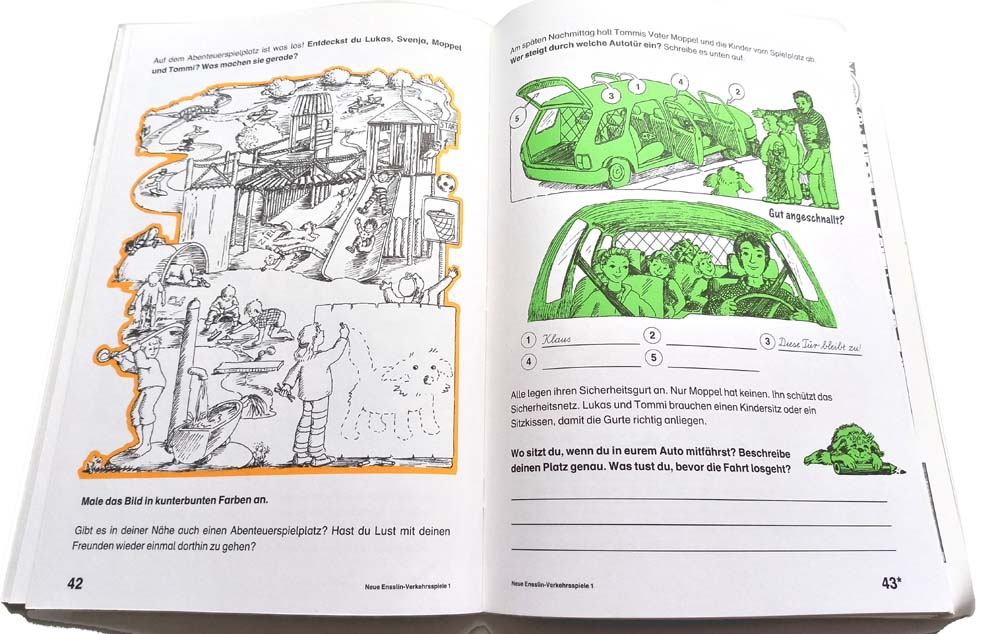 Lernspielheft - Verkehrsspiele