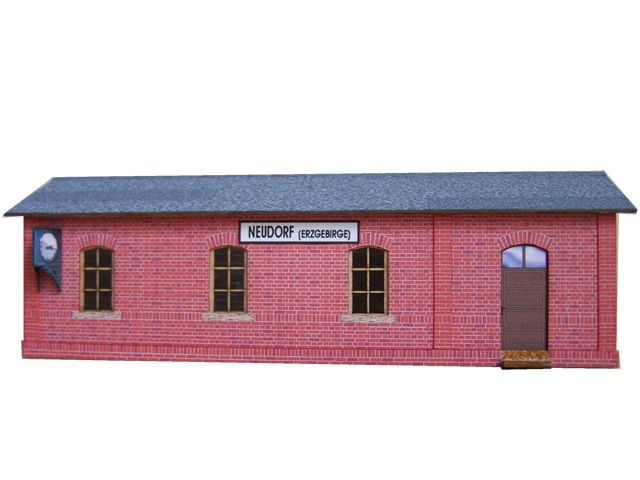 02-03-3-H0 - Bahnhof Neudorf - Fichtelbergbahn