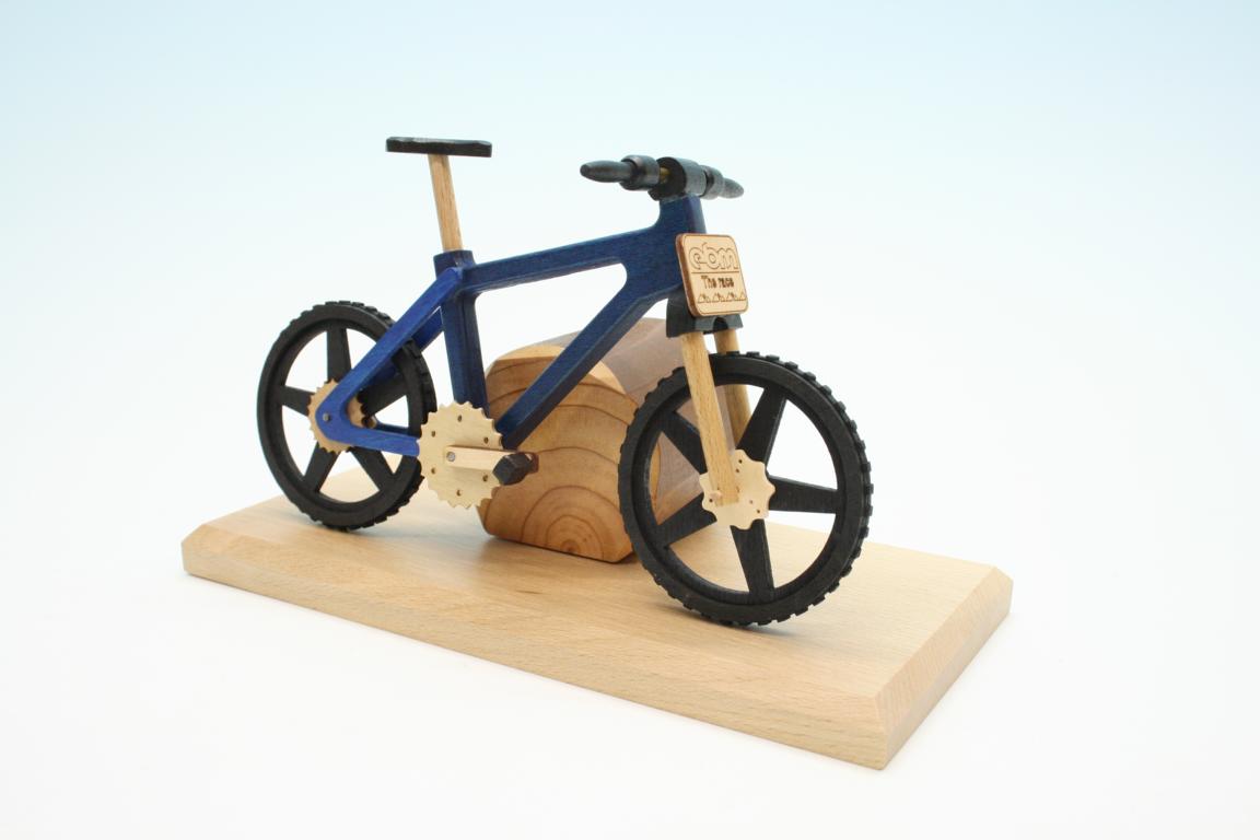 Raeucherfahrrad blau EBM  Edition  20 x9 x 14 cm