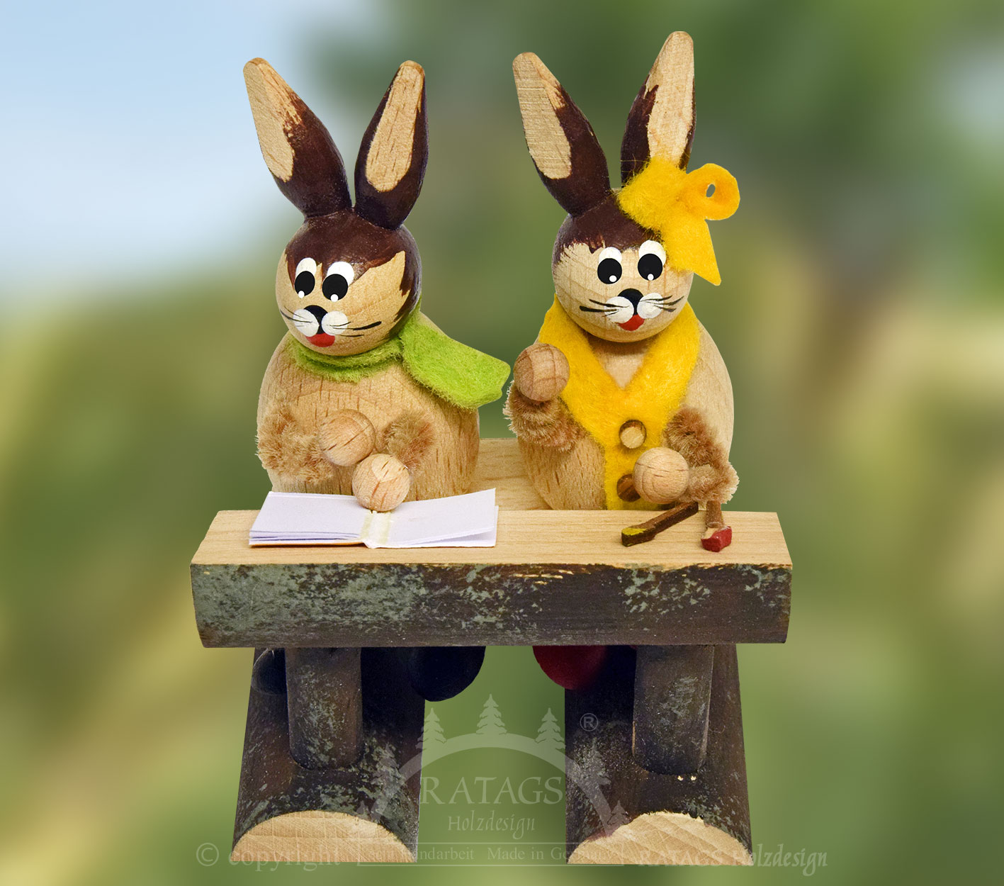 Osterhasenschule, 2 Hasenkinder