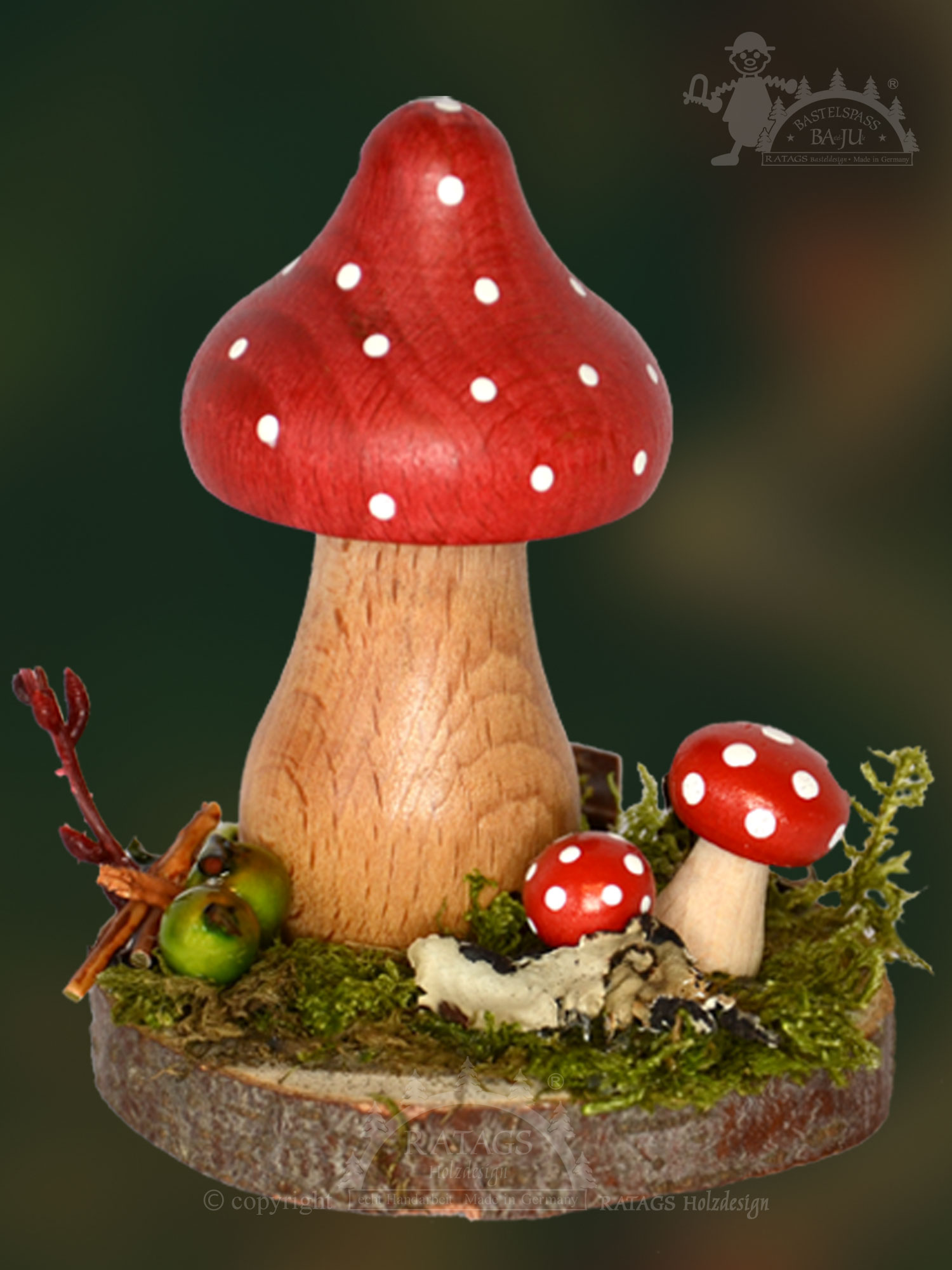 Räucherpilz zum Basteln