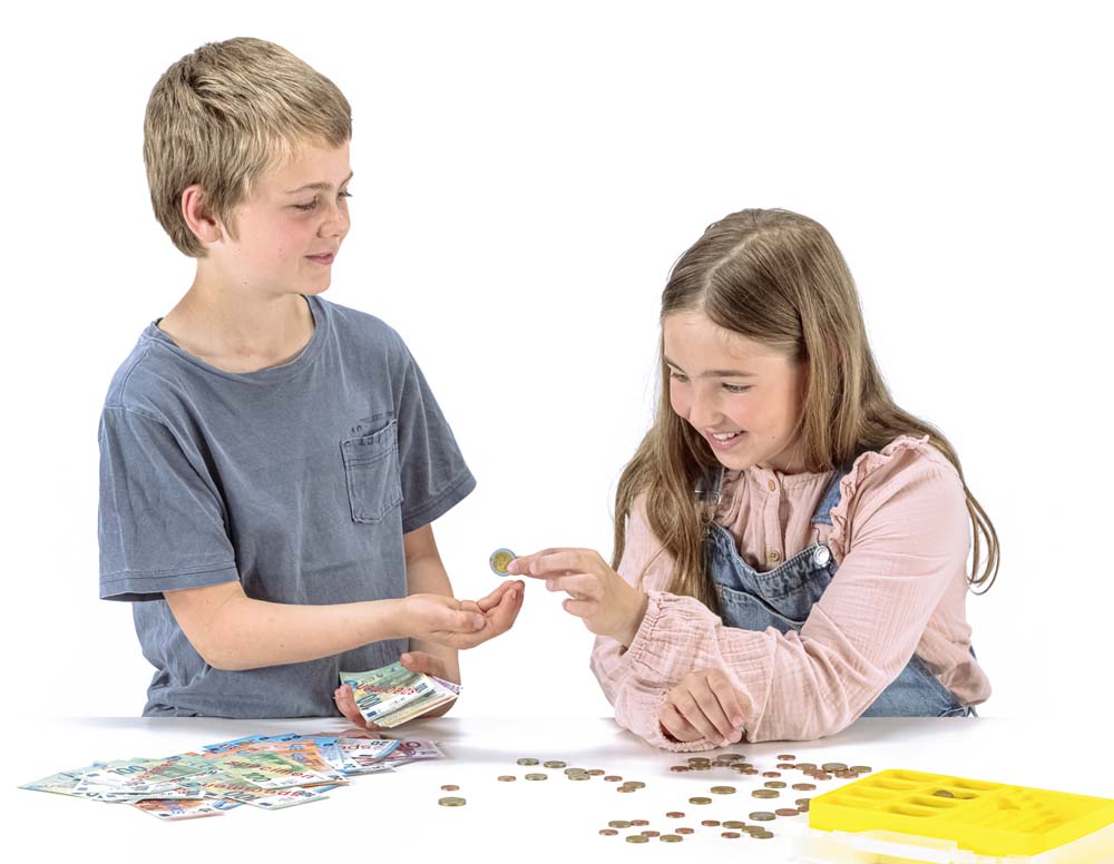 Euro-Geldsatz Spielgeldkoffer