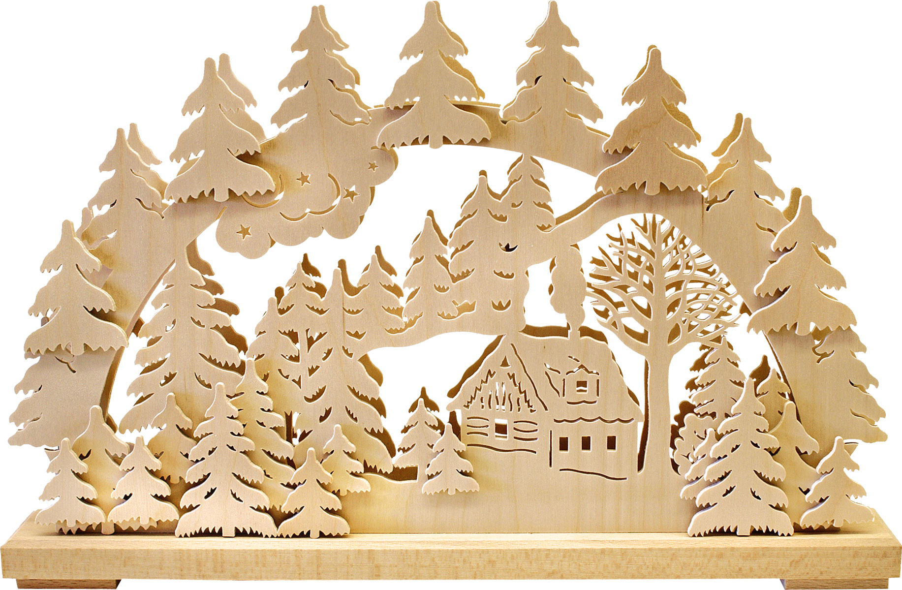 Schwibbogen klein, Schneehütte